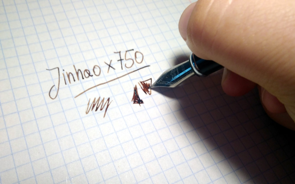 Test pióra Jinhao x750 - najlepsze tanie pióro do podpisów